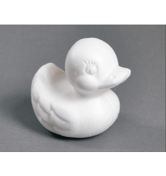 Styropor Entchen/Ente klein - 7 cm hoch
