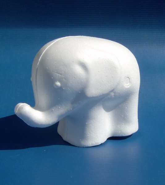 Styropor Elefant
