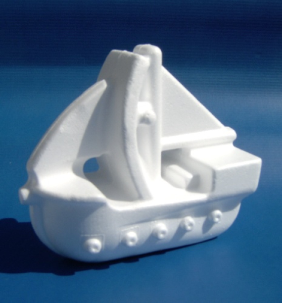 Styropor Schiff