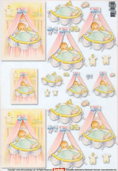 3D-Bogen - A4 Stenboden - 064 Baby