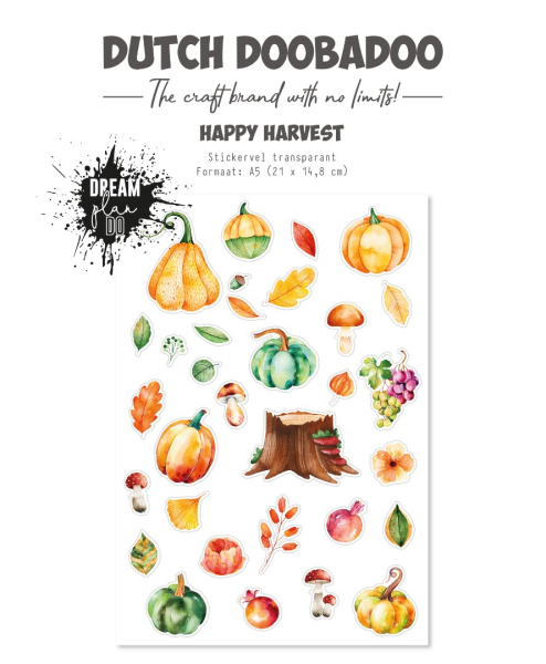 Foliensticker Happy Harvest