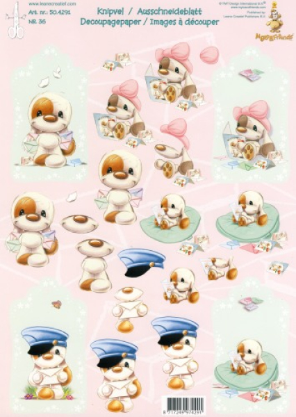 3D Bogen "Mylo & Friends" - Nr. 36 - Geschenkanhänger II