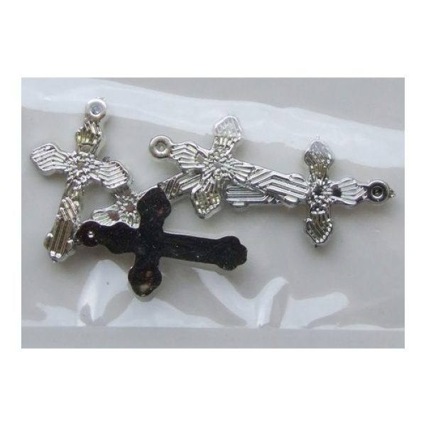 Streuteile "Kreuze gotisch" silber - 5 Stück