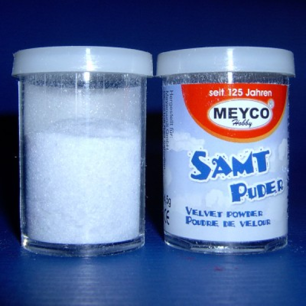 Samt- /Velvetpuder in der Streudose, 4,5g - weiß