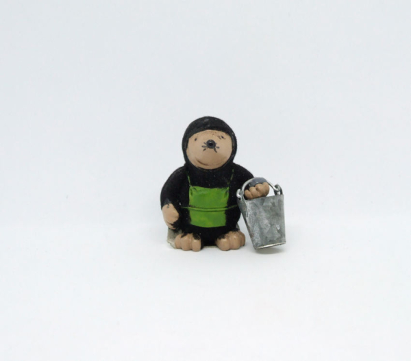 Maulwurf mit Eimer ca. 4,5 cm hoch
