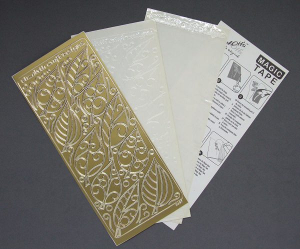 Sticky Shapes-Set Blatt - 4tlg.