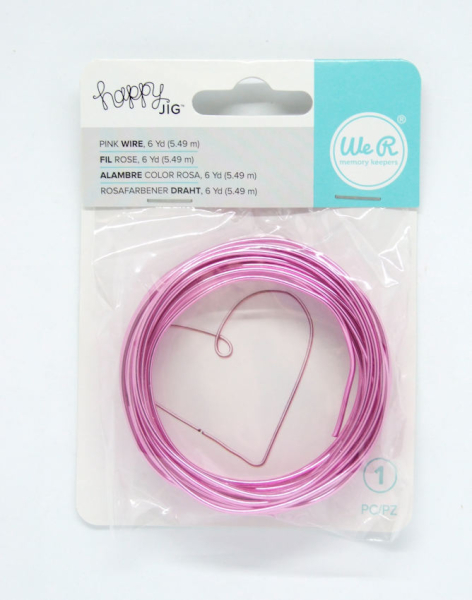 Draht "Happy Jig" rosa/pink