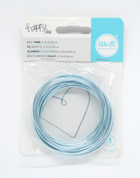 Draht "Happy Jig" mint/eisblau