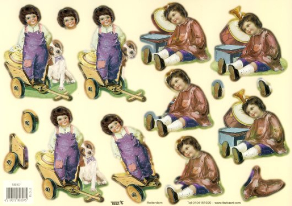 Stanzbogen Kinder