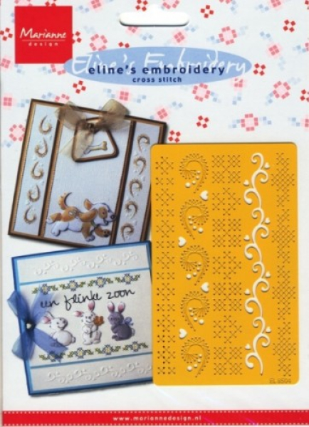 Schablone Eline's Embroidery cross stitch EL8504