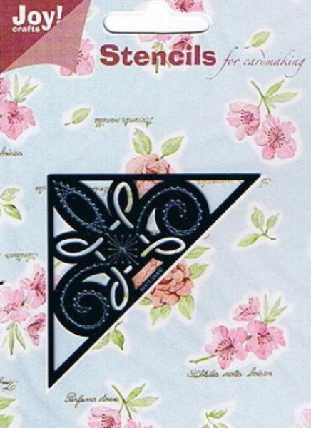 Joy! Embossing Schablone 6 - Ecke Lilie