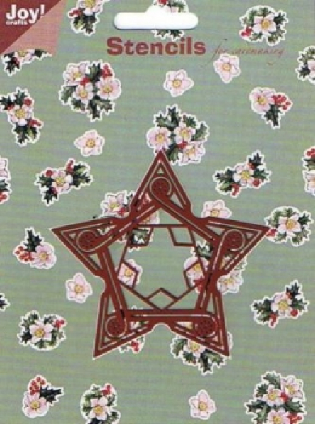 Joy! Embossing Schablone 24 - Weihnachtsstern klein
