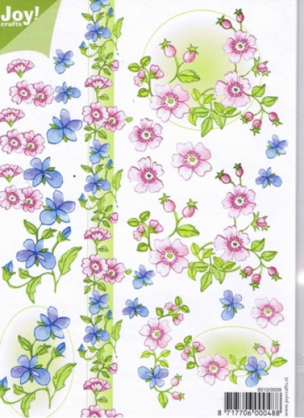 Joy! 3D Bogen Blumen Grün - DIN A5