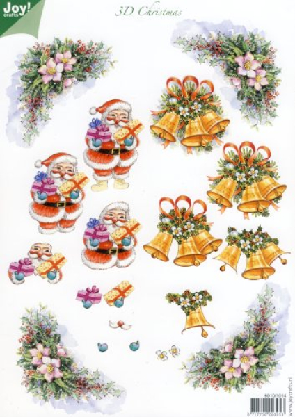 Joy! 3D Bogen Weihnachtsmann - DIN A4