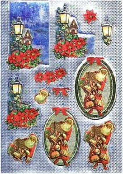 3D Stanzbogen  Joy! Metallic   Weihnachten 3