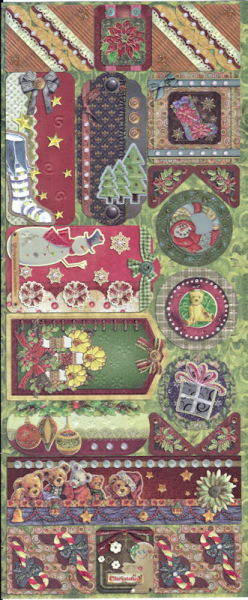 Joy! Geprägte Sticker mit Glitter - Weihnachten Nr. 1