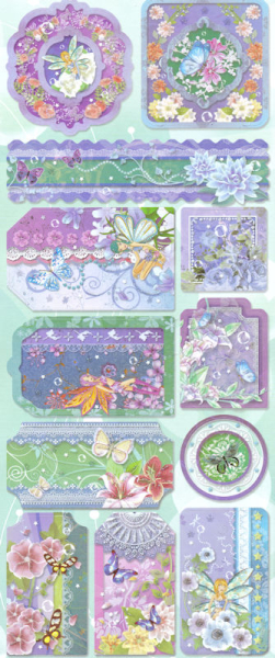 Joy! Sticker mit Glitter - Elfen Nr. 3