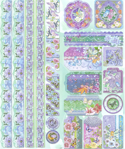 Joy! Sticker mit Glitter - Elfen Nr. 3