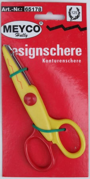 Zierrand-Schere Zacken groß   13,5 cm lang