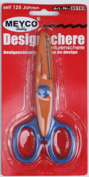 Zierrand-Schere Zacken klein   13,5 cm lang