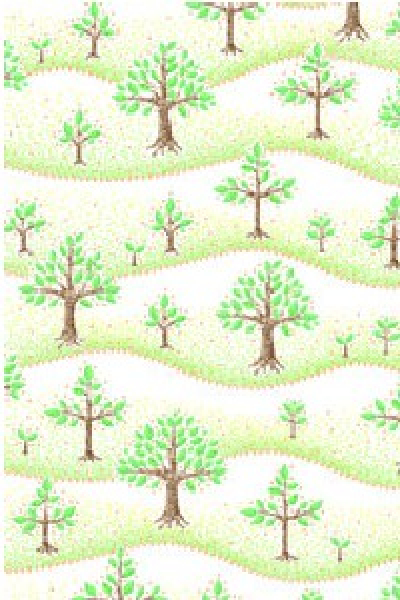 Bastelkarton "Mosaik" - Lebensbaum / Kreuz