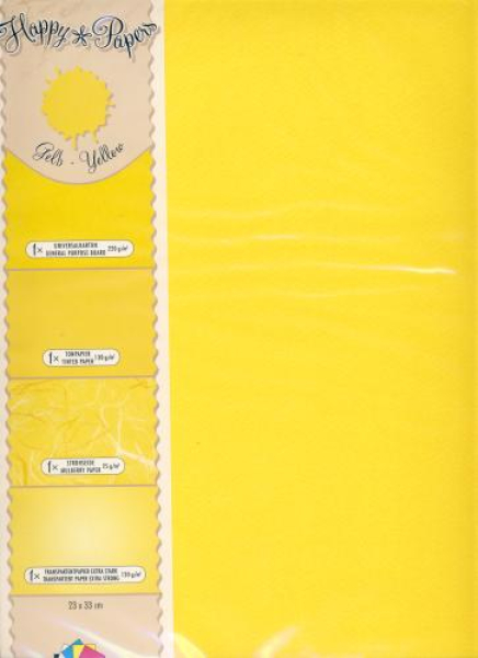 Happy Papers-Mix gelb