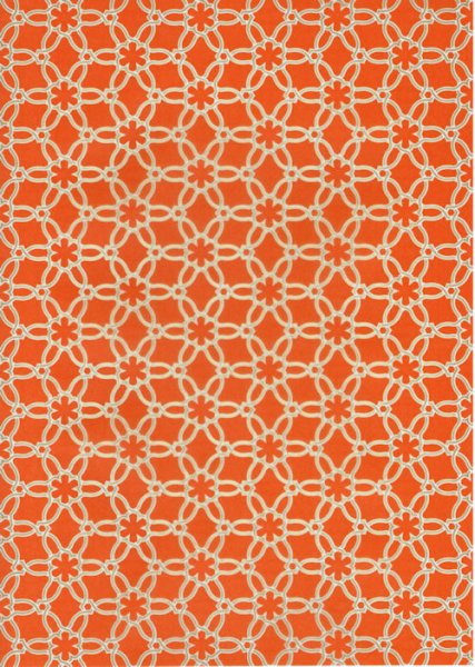 Transparentpapier "Venezia" - orange/gold