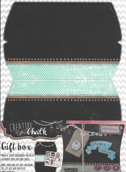 Geschenkbox "Creative with Chalk" - mit Stanzteilen
