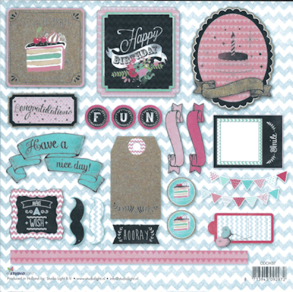 Geschenkbox "Creative with Chalk" mit Stanzteilen