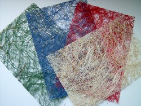 Sisal - A5 - bunt sortiert   4 Bögen