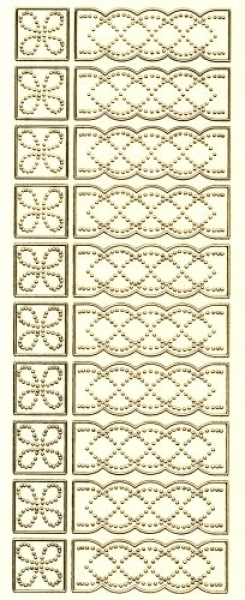 Joy! Fadengrafiksticker 7001/0001 - gold transparent   1 Bogen 23x10 cm