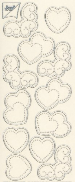 Joy! Fadengrafiksticker 7001/0006 - silber transparent   1 Bogen 23x10 cm