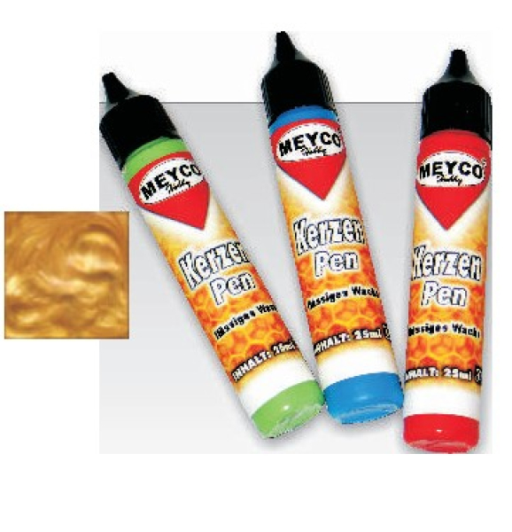 Kerzen Pen - Gold