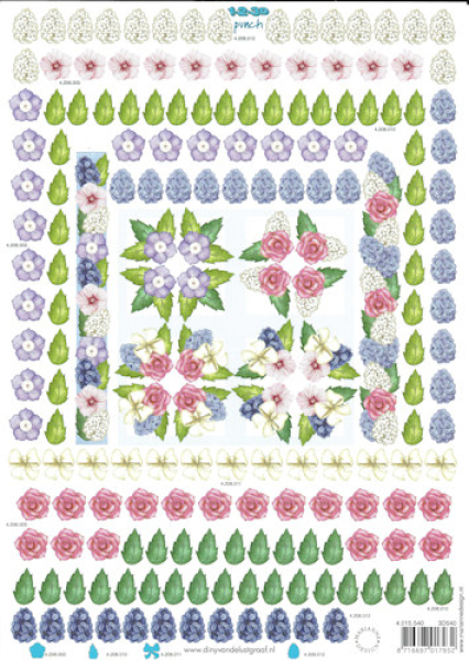 3D-Bogen - Marianne Design 3D540 - Blumen
