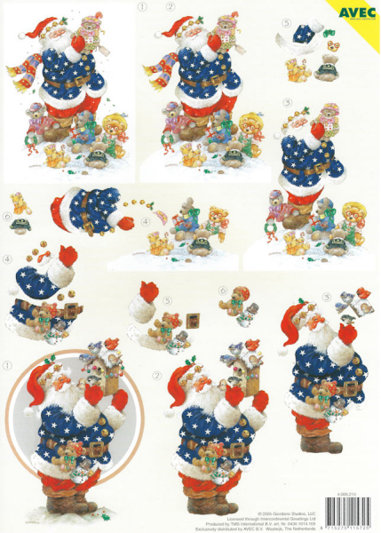 3D-Bogen - Avec - Weihnachtsmann