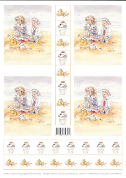 3D-Bogen - Paintbox Poppets Nr. 17