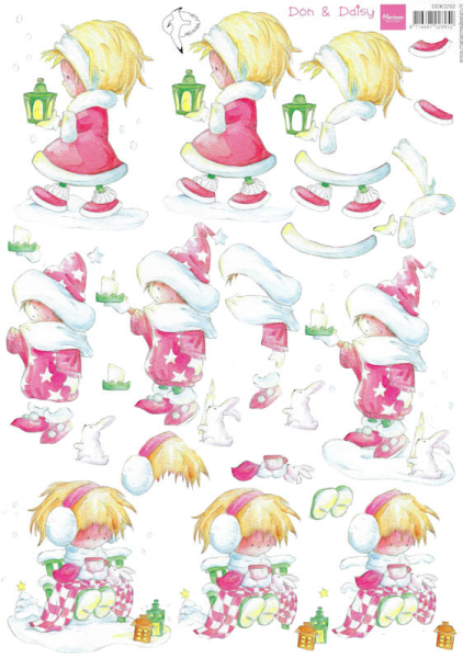 3D Bogen Don & Daisy - Weihnachten