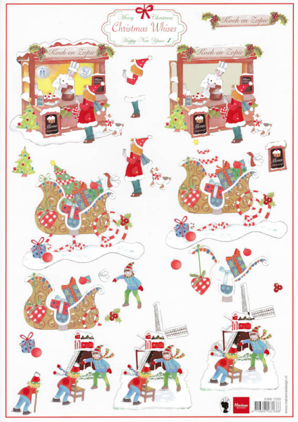 3D-Schneidbogen - Marianne Design EWK1205 - Christmas Wishes 1