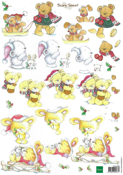 3D Bogen Beary Sweet - Weihnachten