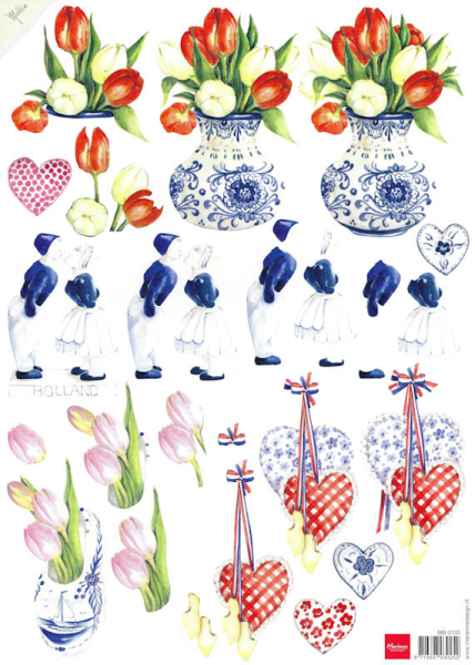 3D Bogen - Marianne Design - Tulpen
