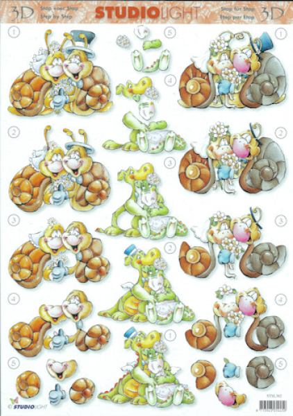3D-Bogen - Studiolight STSL362 - Schneckenhochzeit