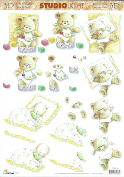 3D-Bogen - Studiolight STSL431 - Baby und Babybär