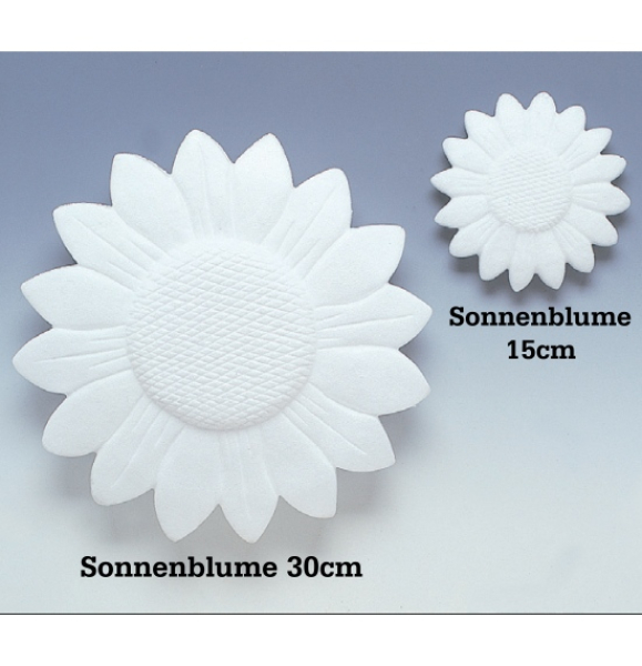 Styropor Sonnenblume 30 cm