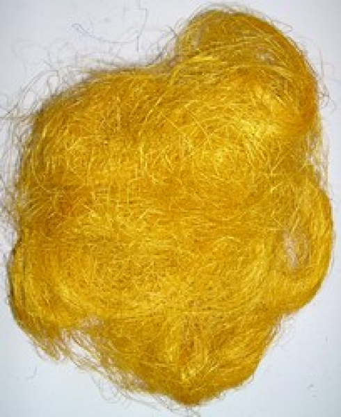 Sisalfaser gelb - ca.50gr