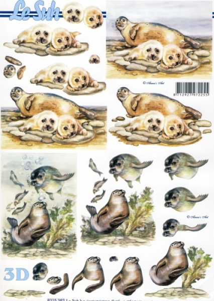 3D Bogen - Le Suh / Nouvelle 8215382 - Seehunde