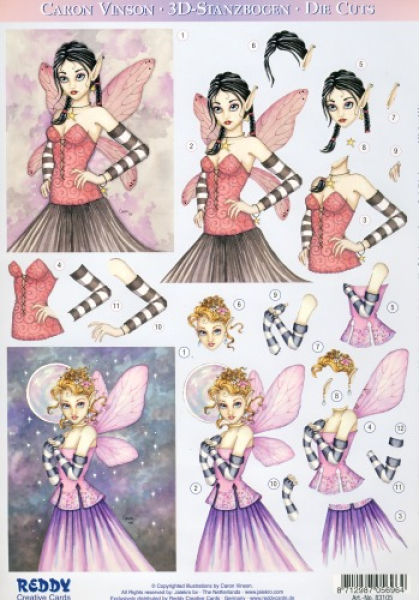 3D Stanzbogen Caron Vinson 05