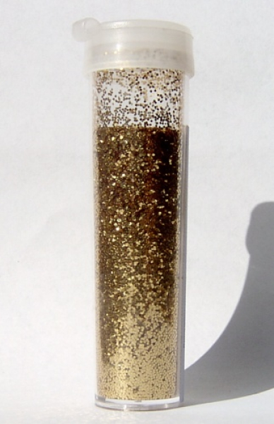 Brillant Glitter/Polyester Glitter in Streudose - gold