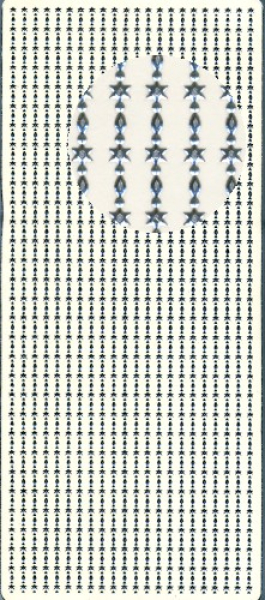 Sticker Stern-Linien - 0103 - silber1 Bogen 23x10 cm