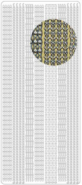 Sticker Linien - 1993 - gold1 Bogen 23x10 cm