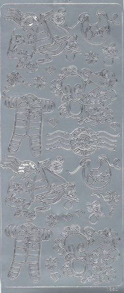 Sticker It´s a boy/It´s a girl - silber